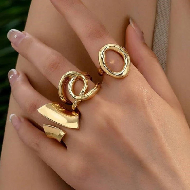 Driara 0142| Adjustable Finger Rings for Women & Girls | Set of 3