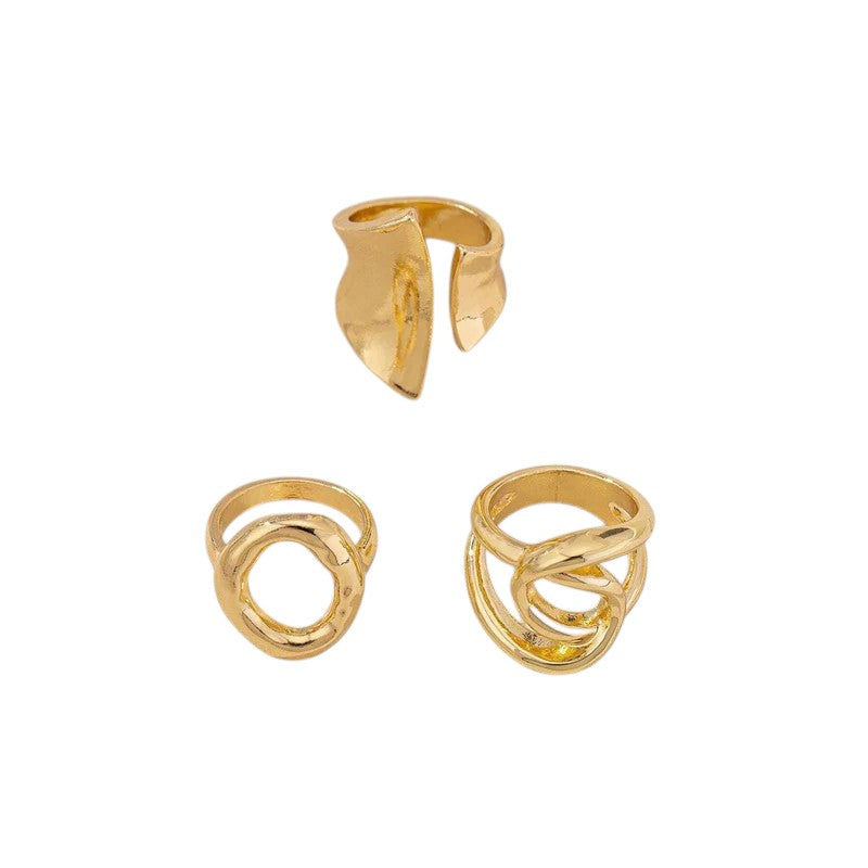 Driara 0142| Adjustable Finger Rings for Women & Girls | Set of 3